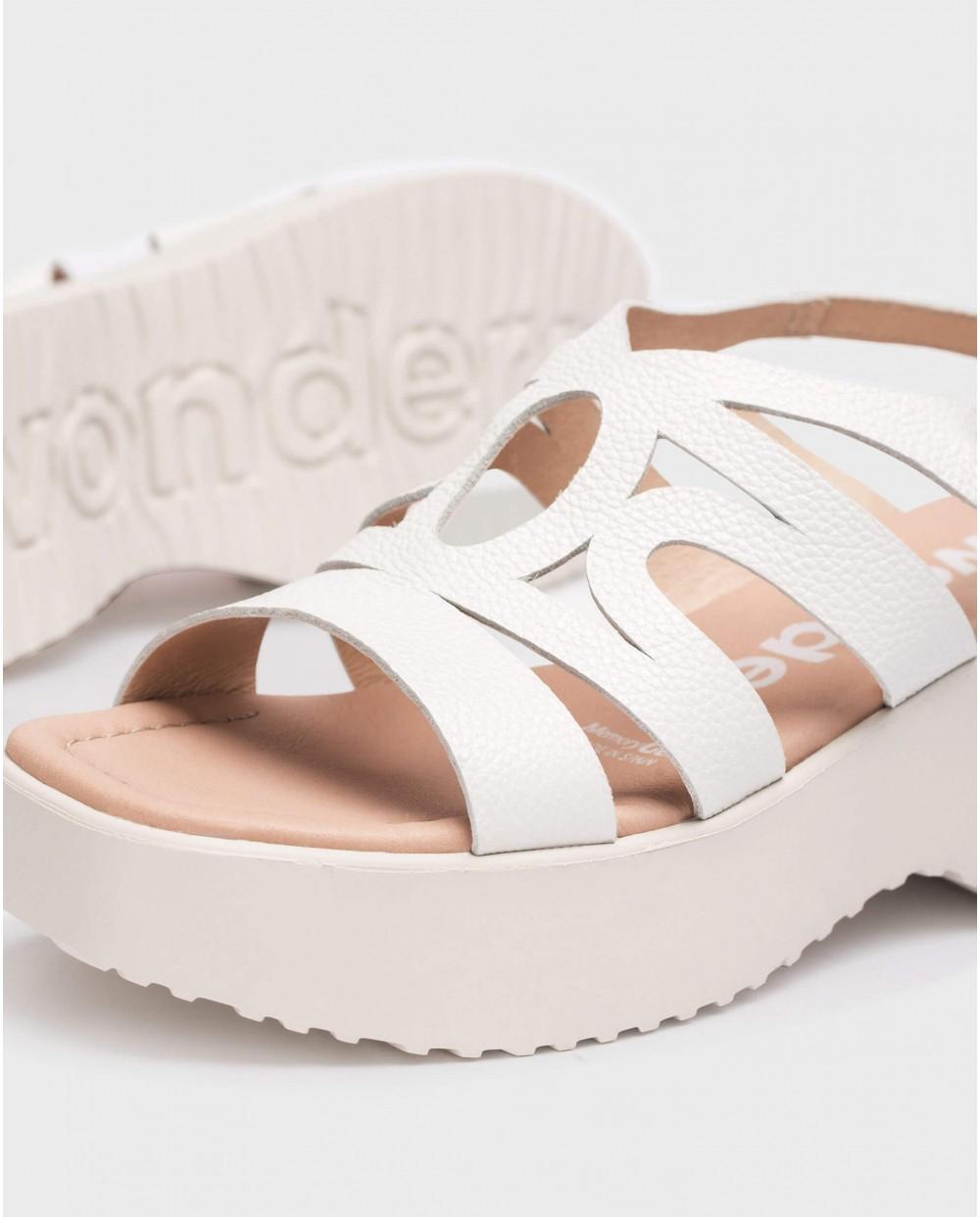 Wonders Sandalias Lisa Blanco