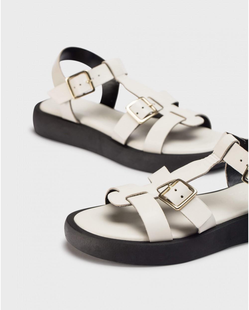 Wonders Sandalias LUZ Blancas