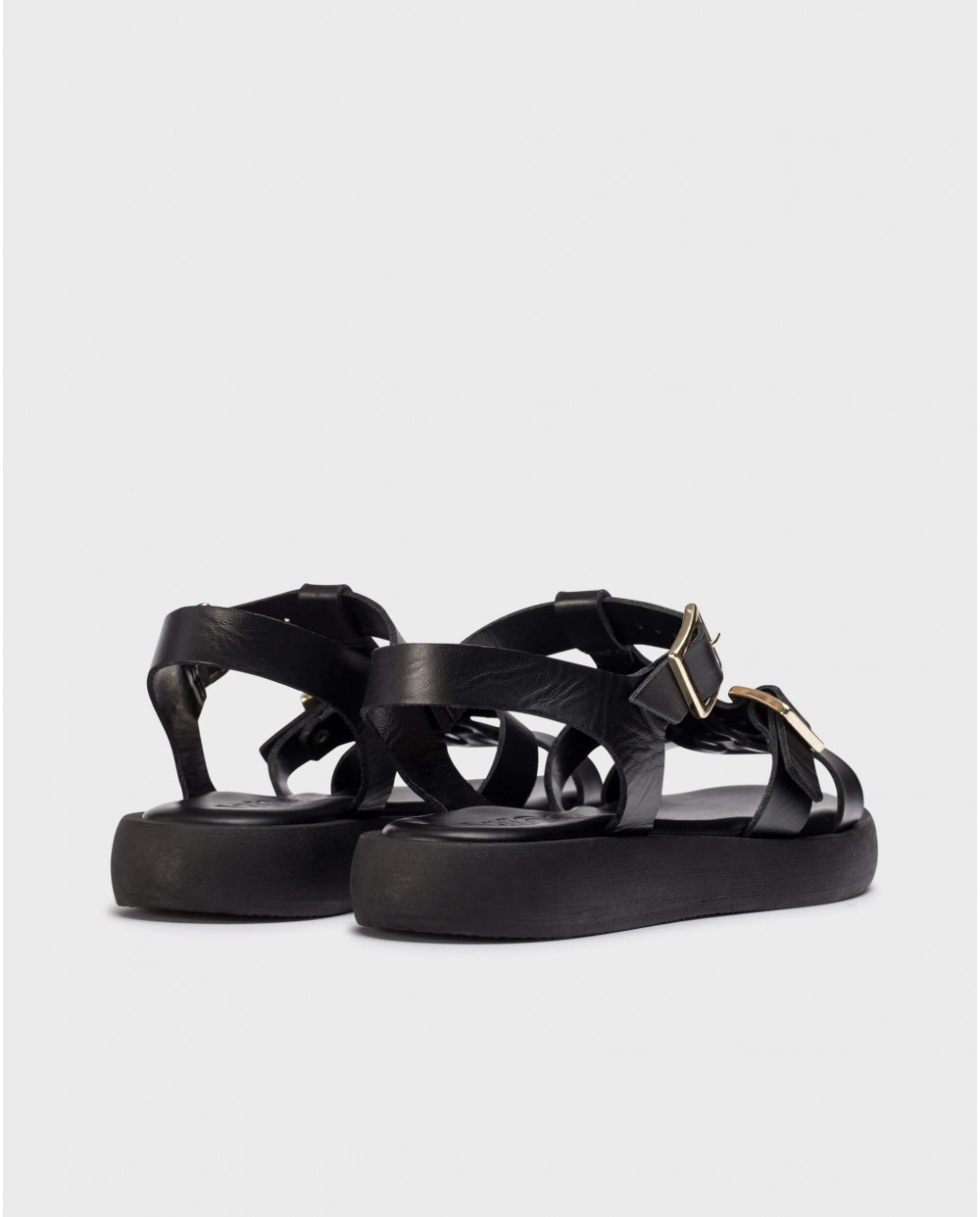 Wonders Sandalias LUZ Negras