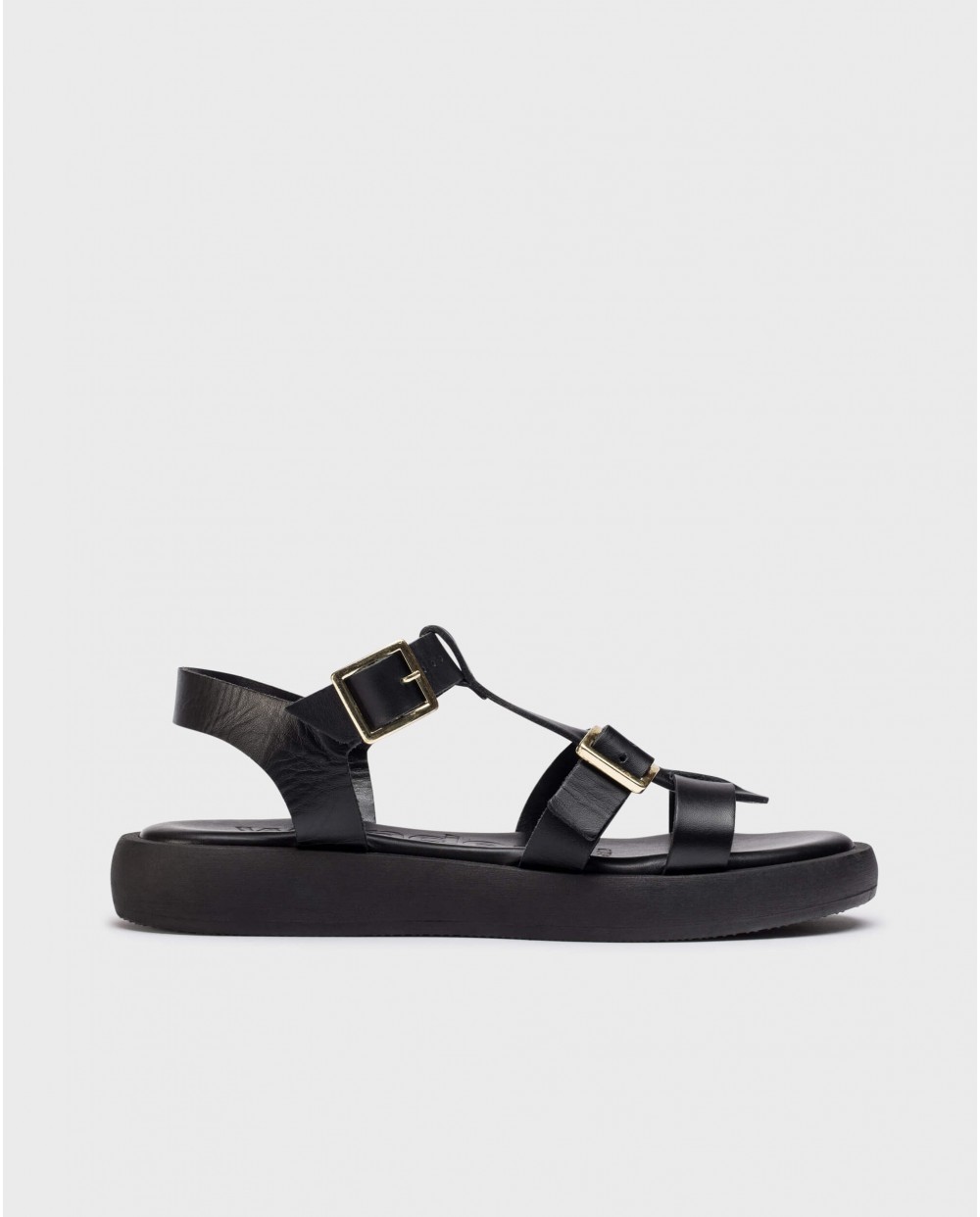 wonders Sandalias LUZ Negras