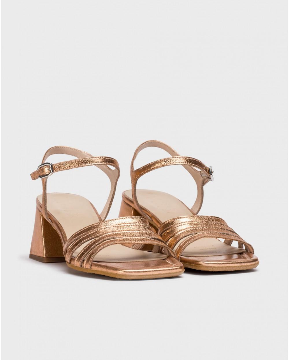 Wonders Sandalias MARCIA Oro Rosa
