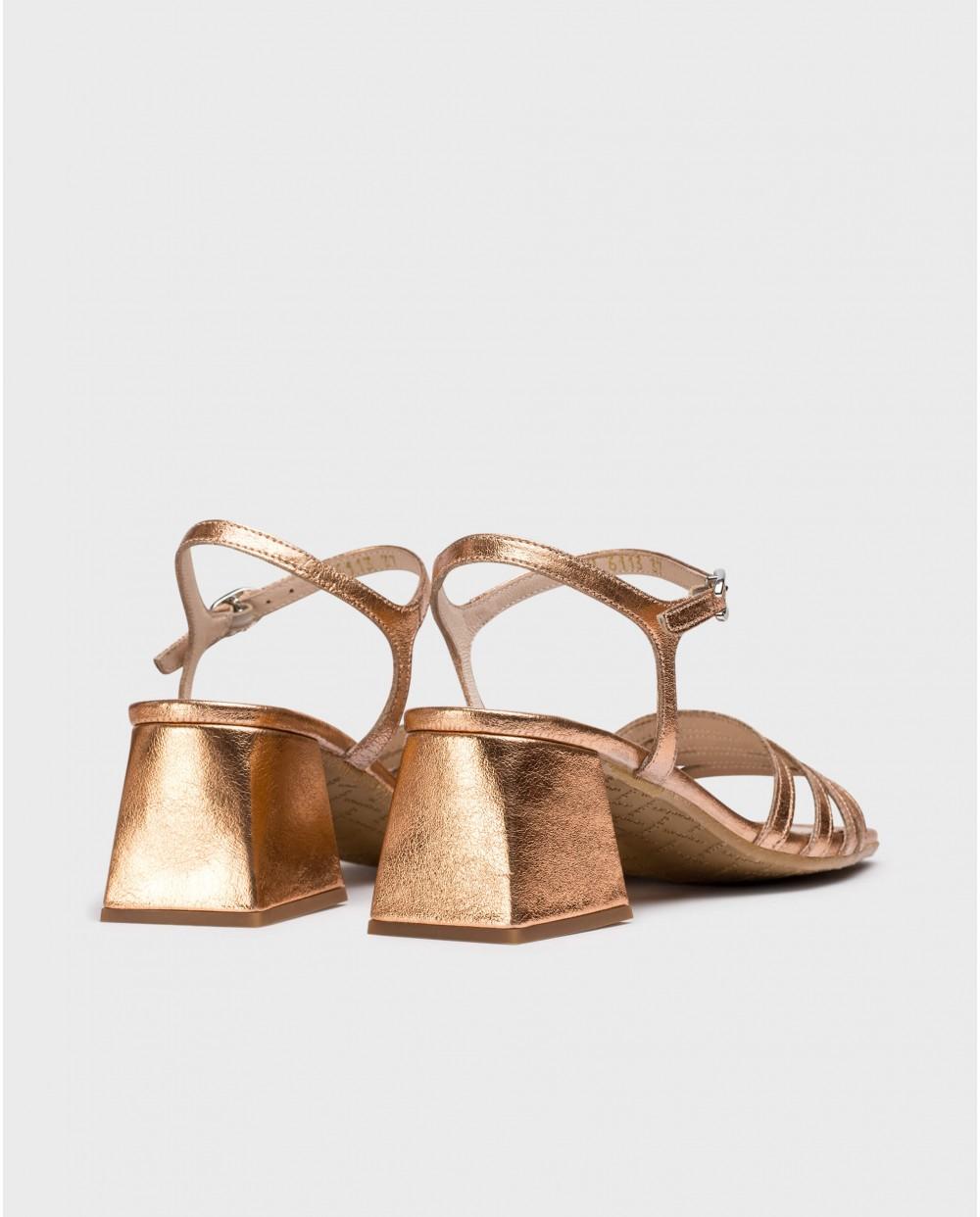 Wonders Sandalias MARCIA Oro Rosa