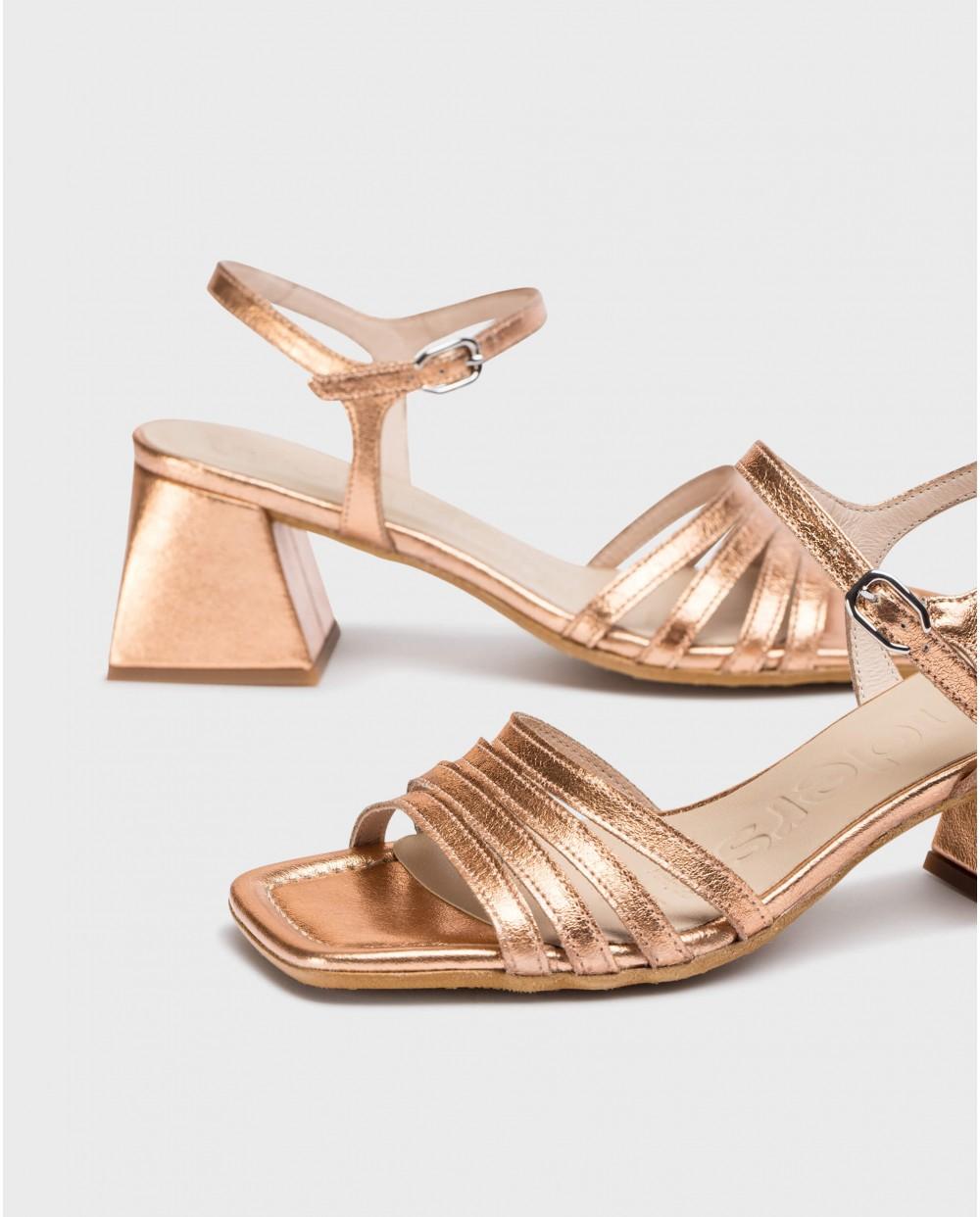 Wonders Sandalias MARCIA Oro Rosa