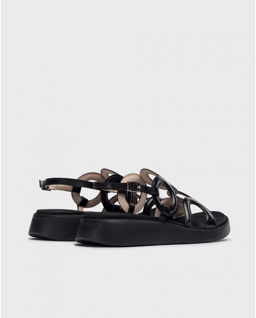 Wonders Sandalias TOLEDO Negras