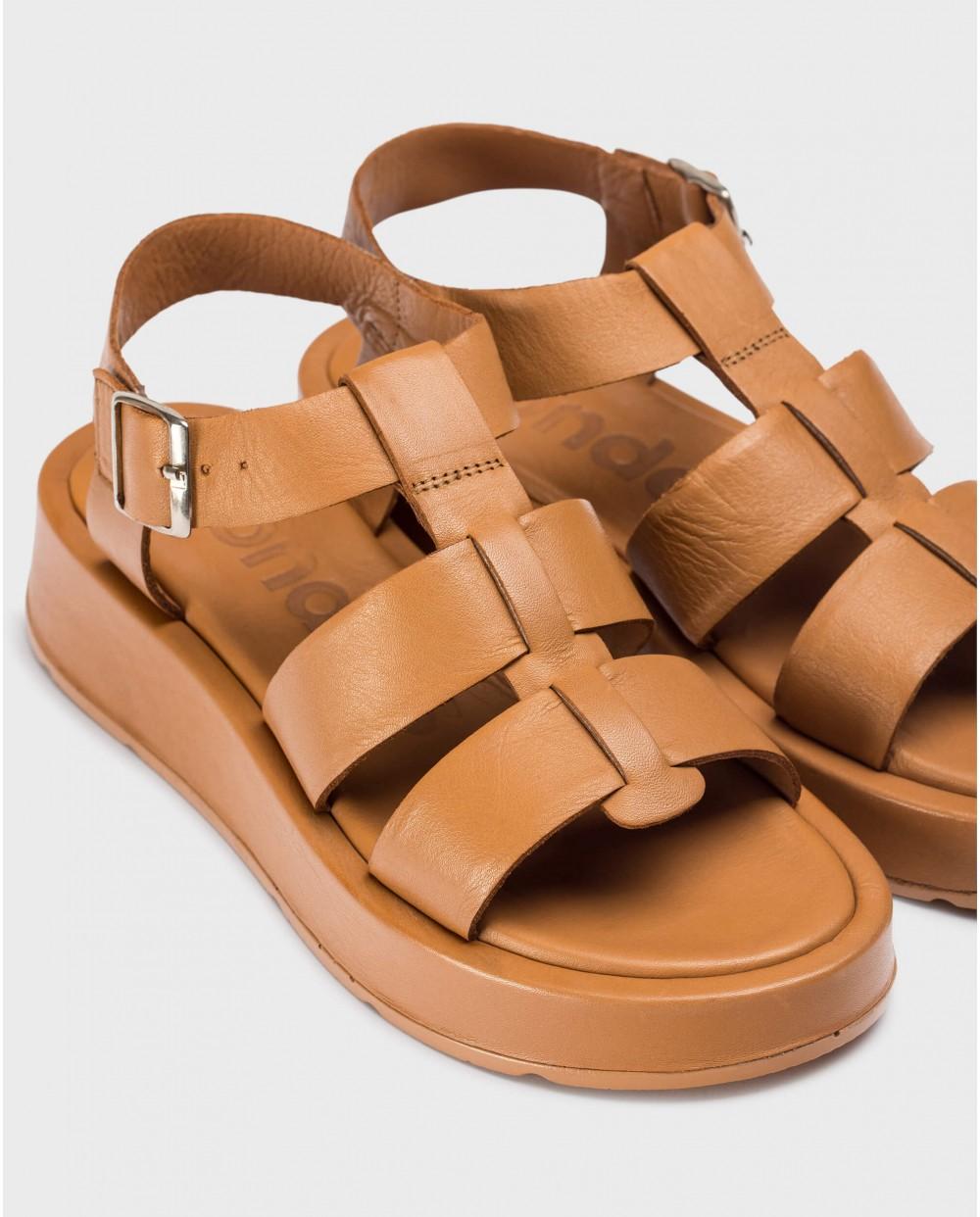 Wonders Sandalias ZAHARA Marrones