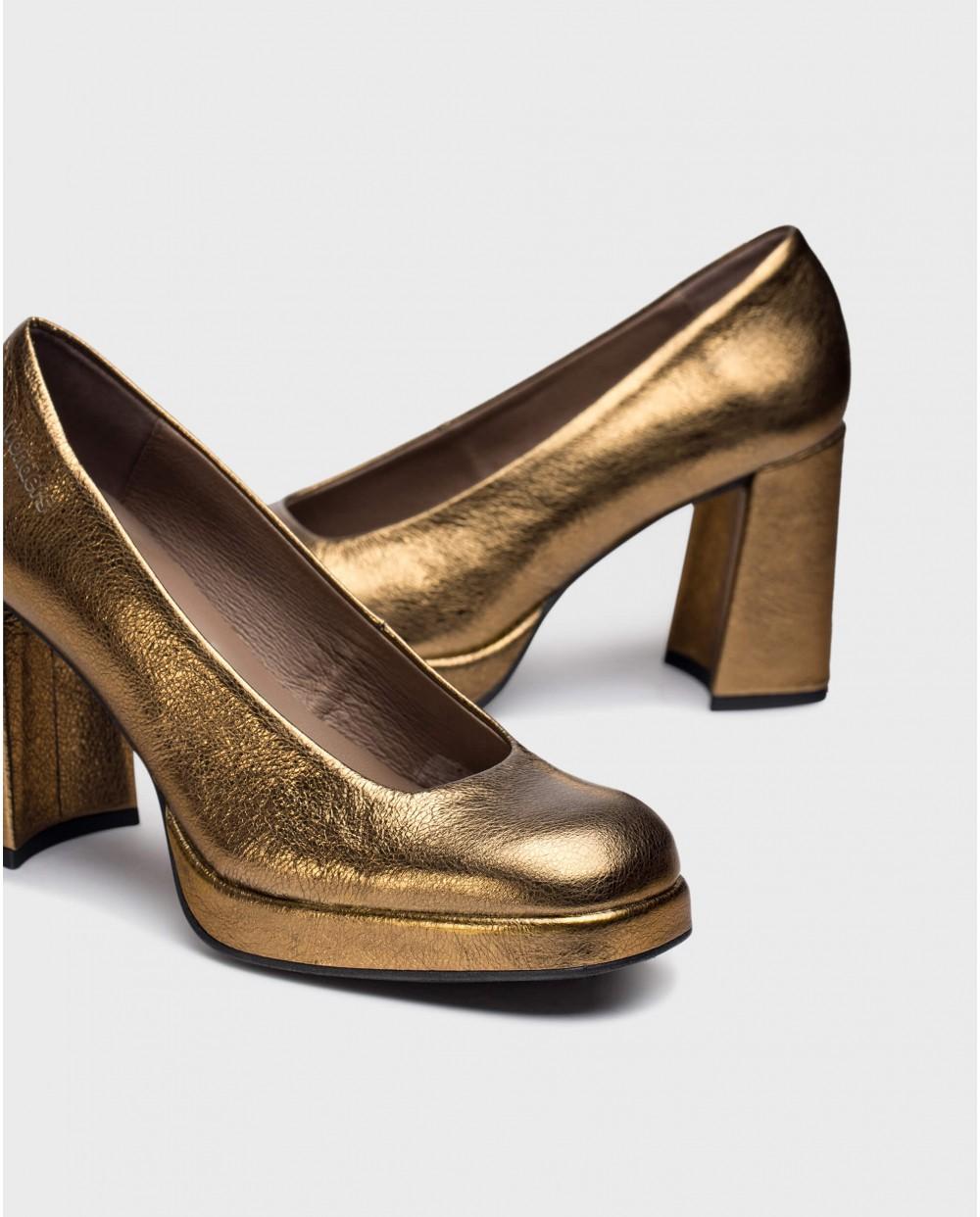 Wonders Tacones CAPTAIN Oro