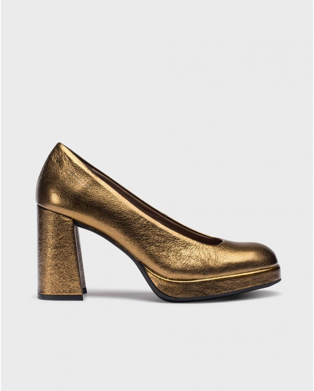 wonders Tacones CAPTAIN Oro