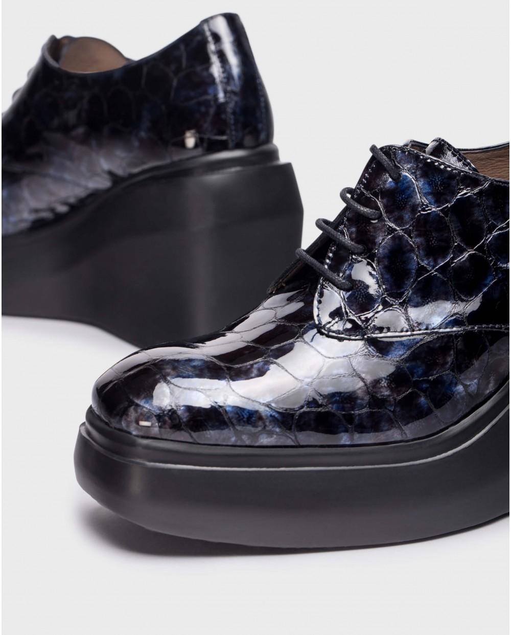 Wonders Zapato Blucher Plataforma