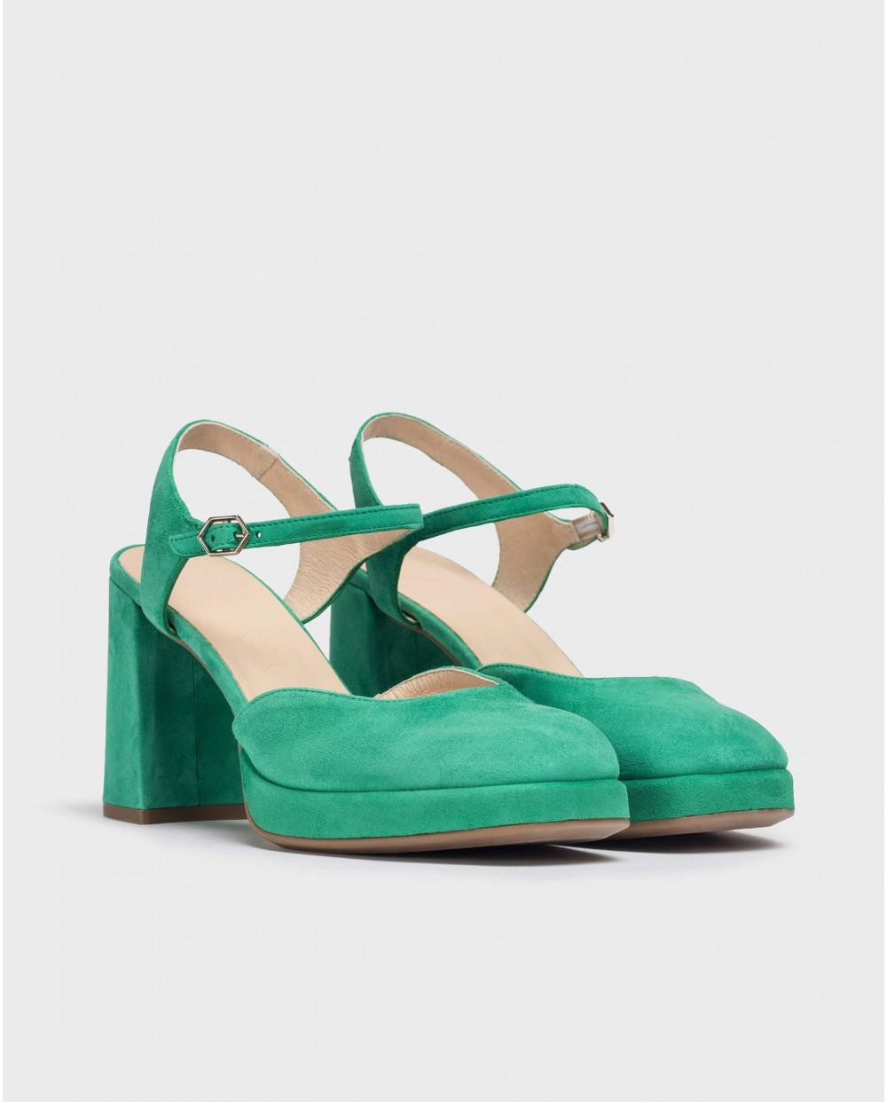 Wonders Zapato BLUE Verde