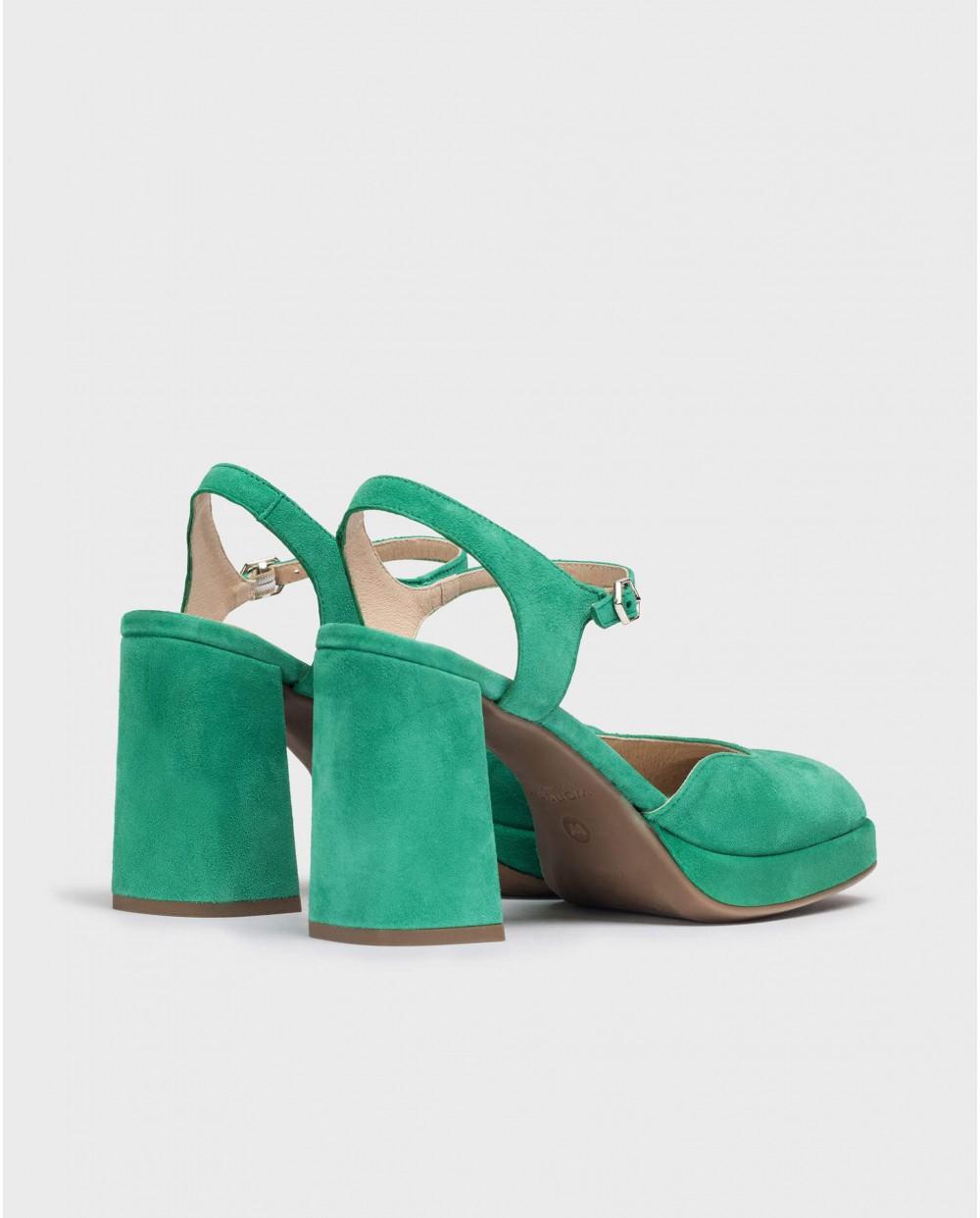 Wonders Zapato BLUE Verde