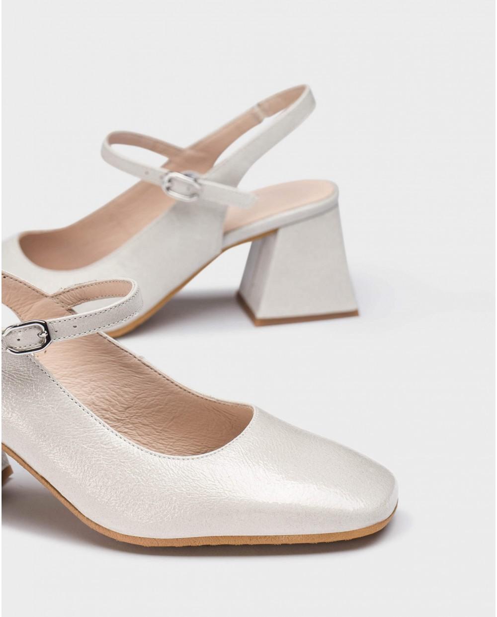 Wonders Zapatos Destalonados JANE Negros