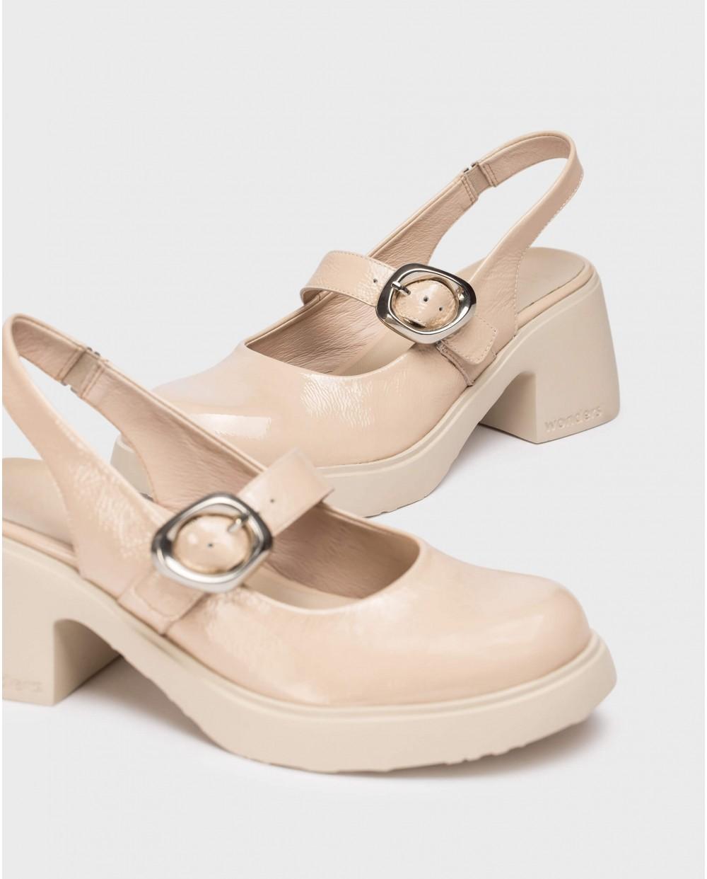 Wonders Zapatos Destalonados SORA Rosas