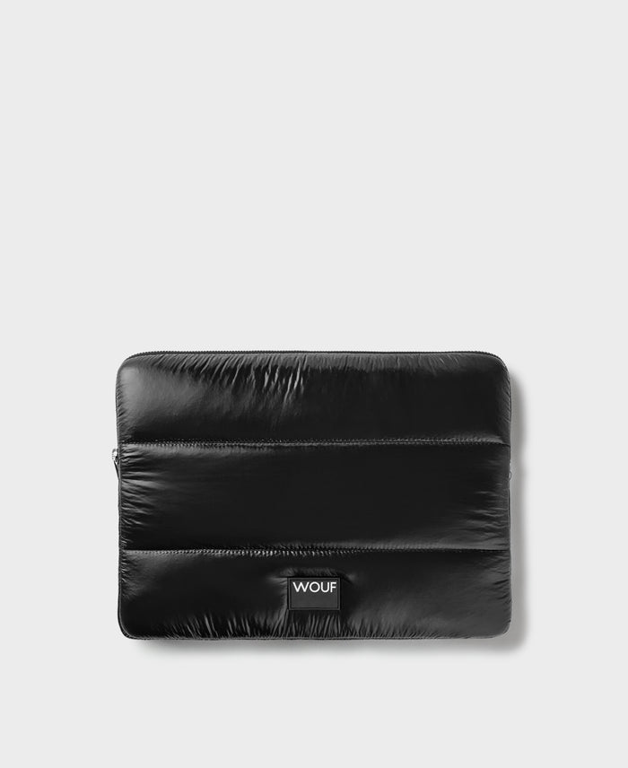 wouf Black Glossy Laptop Sleeve 13" & 14"