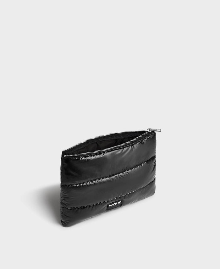 Wouf Black Glossy Pouch