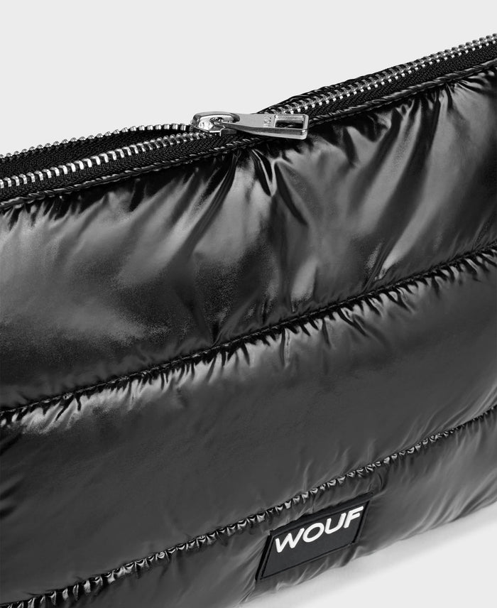 Wouf Black Glossy Pouch