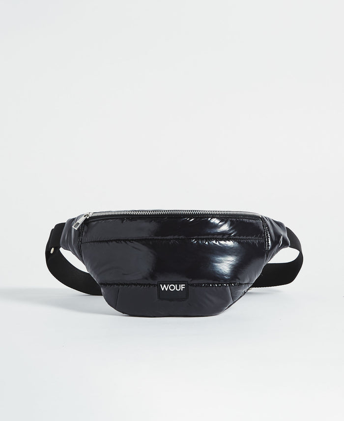 wouf Black Glossy WaistBag