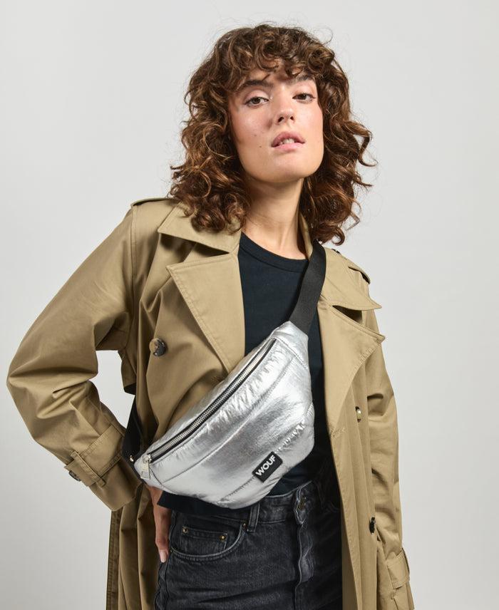 Wouf Silver Glossy Waistbag