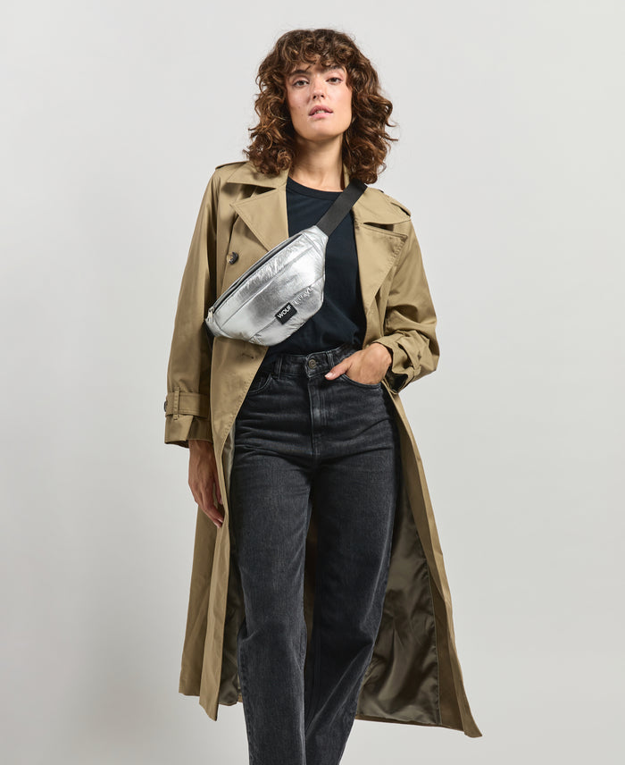 Wouf Silver Glossy Waistbag