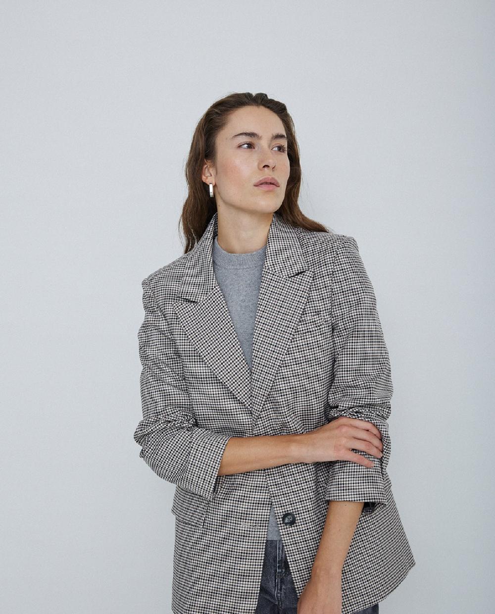 Yerse Americana Diseño De Cuadros Crudo