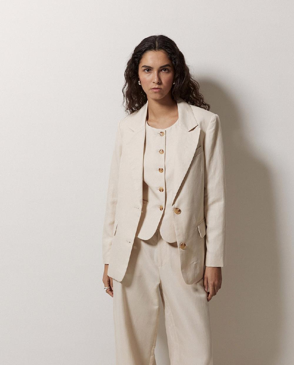 Yerse Americana Mezcla Lino Crudo