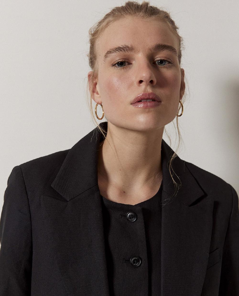 Yerse Americana Mezcla Lino Negro