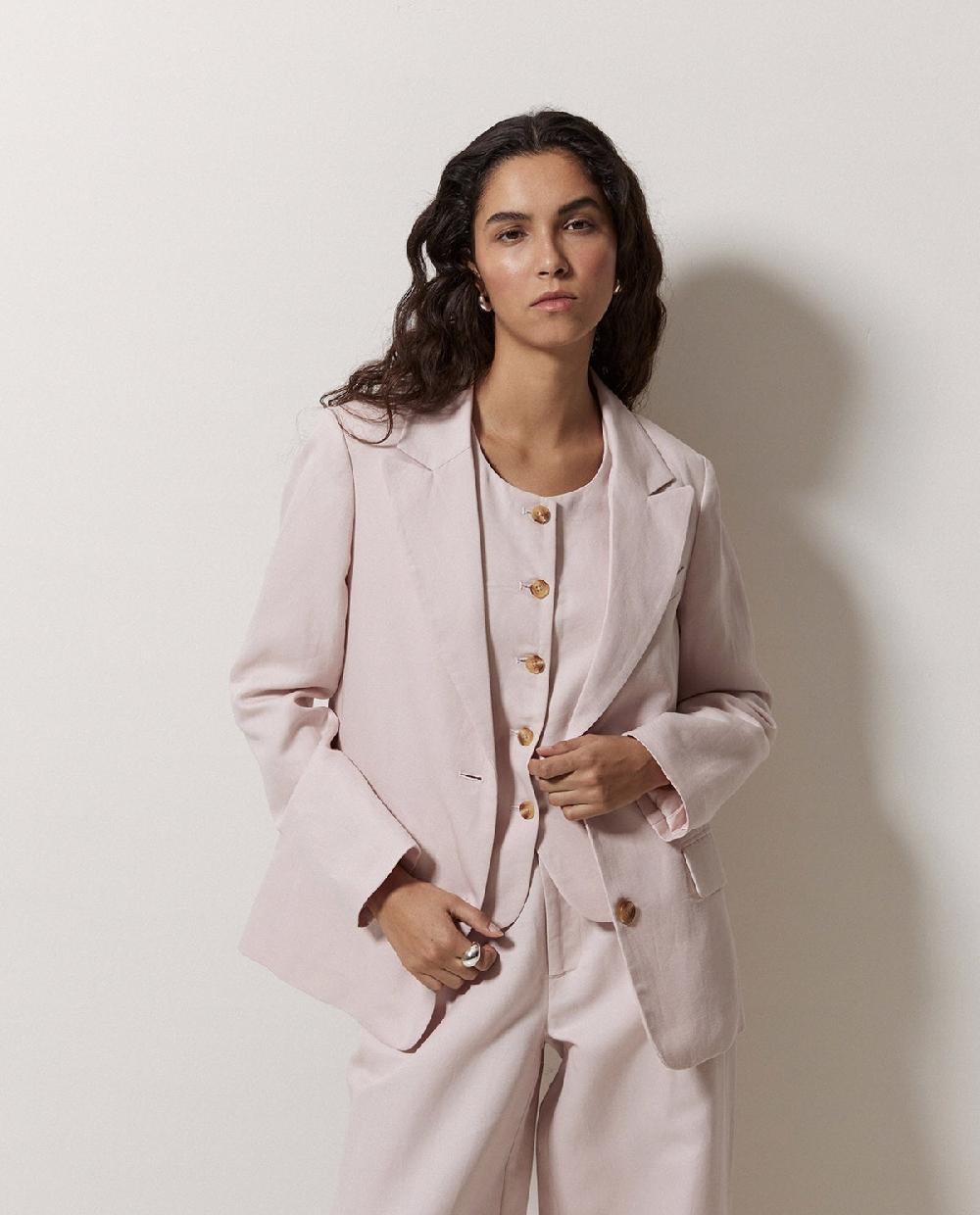 Yerse Americana Mezcla Lino Rosa