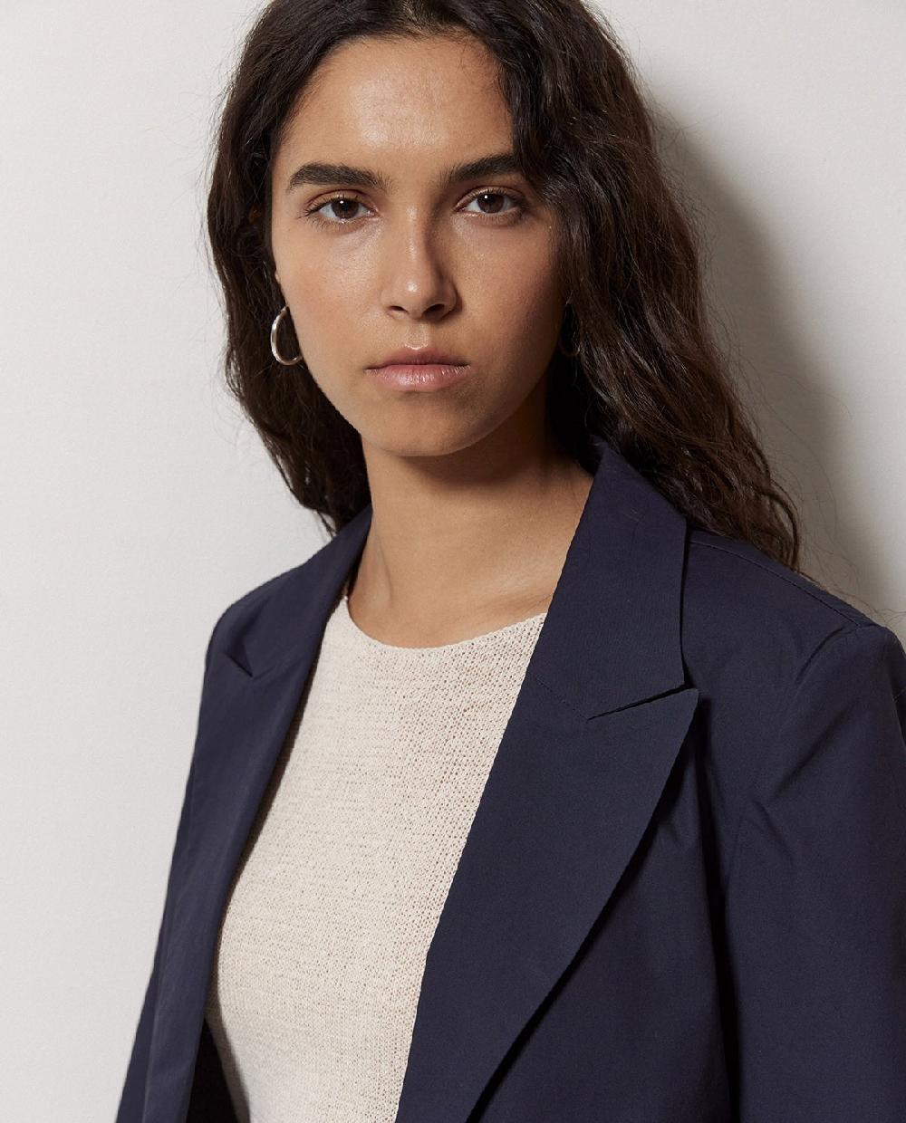 Yerse Americana Popelín Azul Oscuro