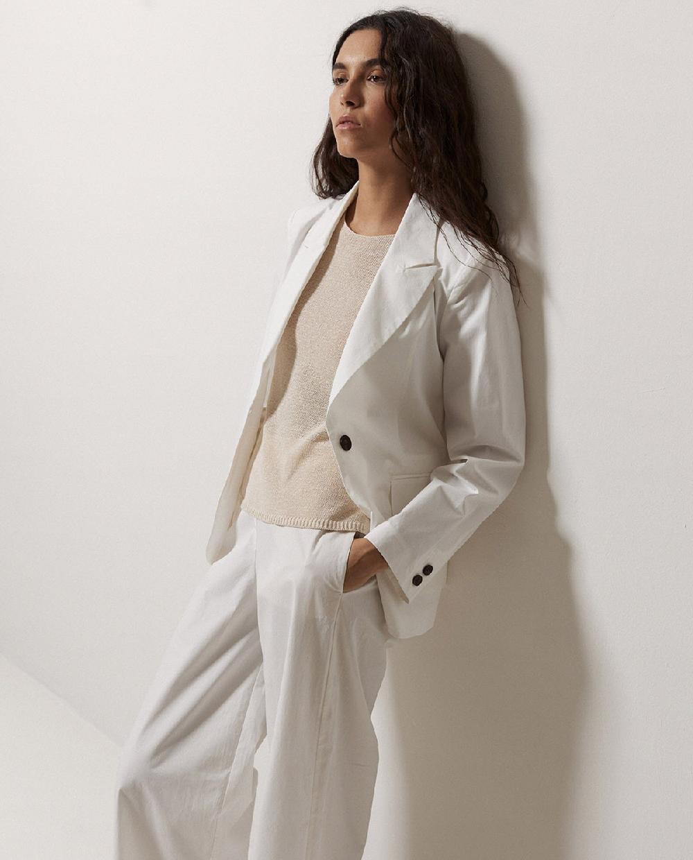 Yerse Americana Popelín Blanco