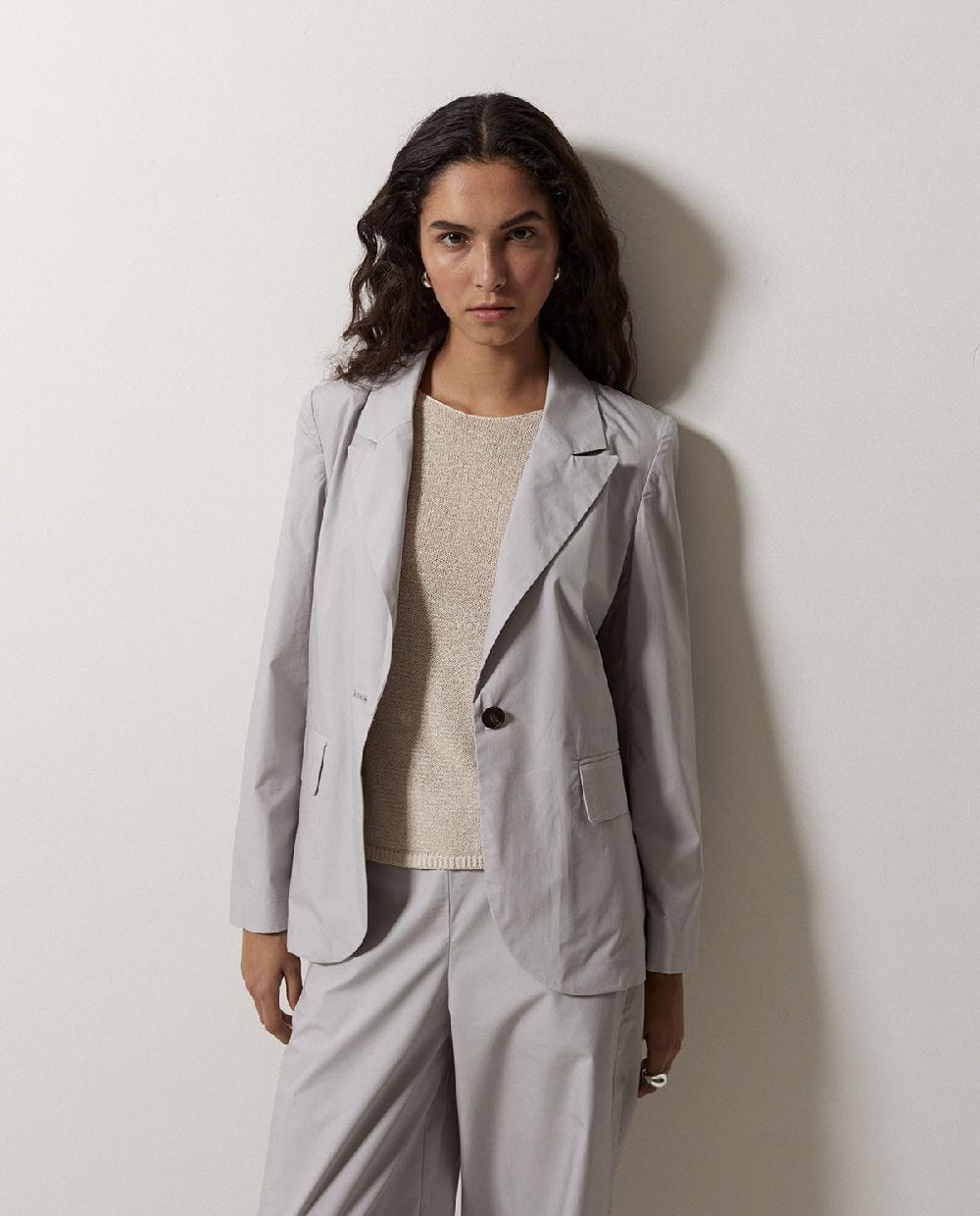 yerse Americana popelín gris