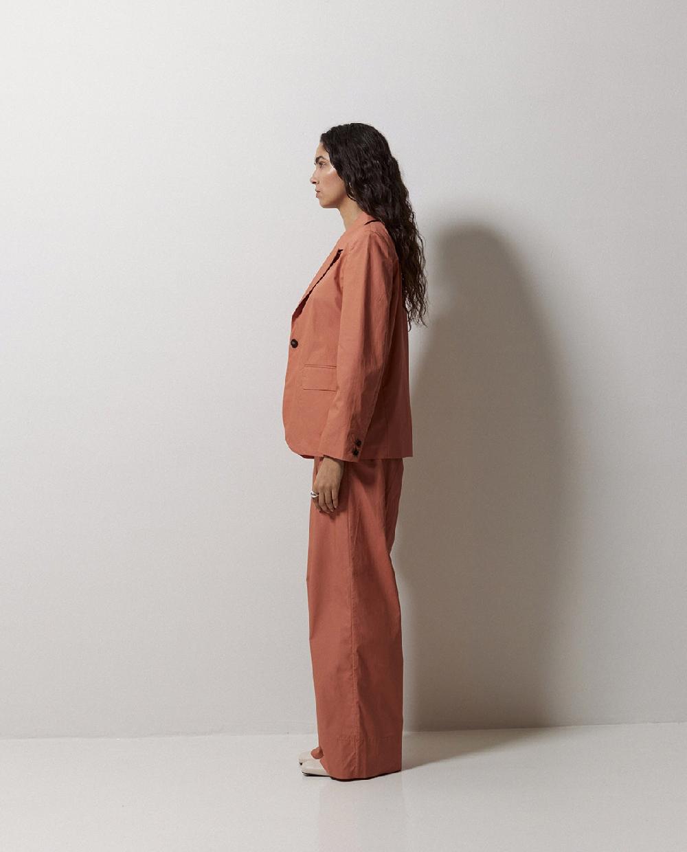 Yerse Americana Popelín Terracota