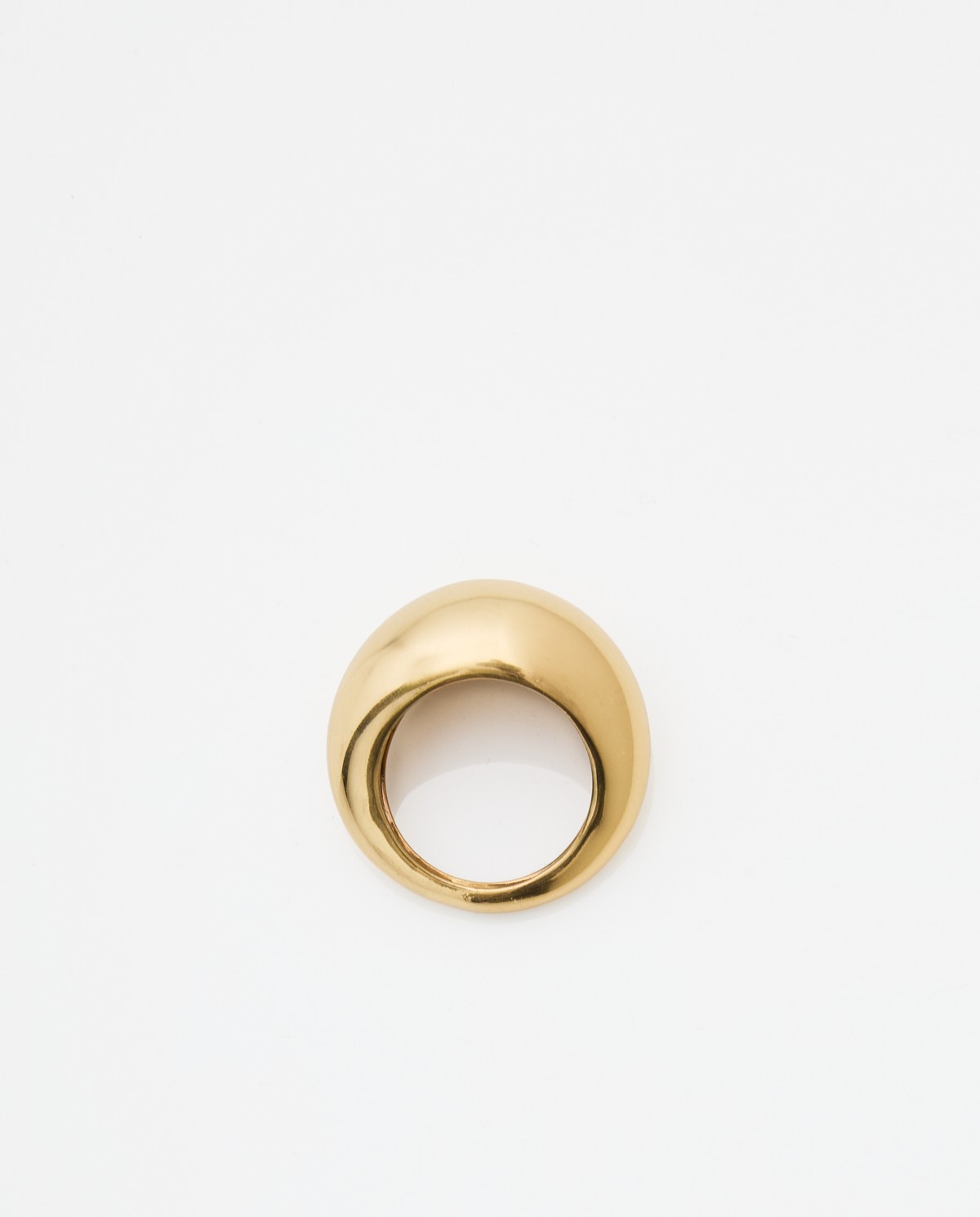 Yerse Anillo Ovalado Dorado