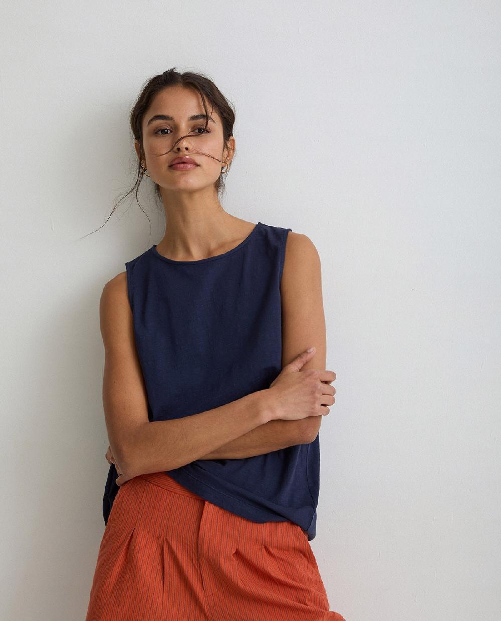 Yerse Bermudas Pinzas Naranja