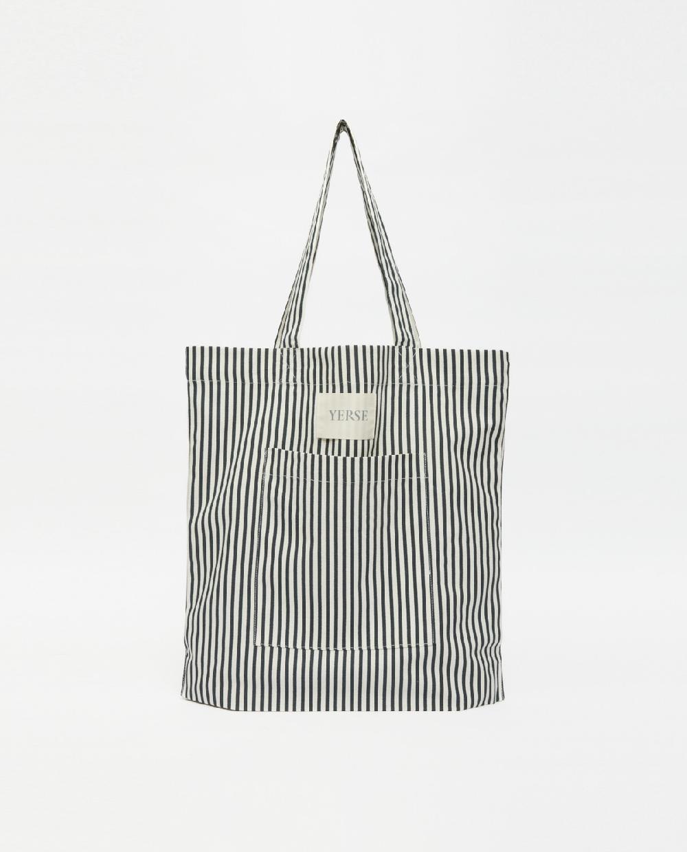 yerse Bolsa loyalty rayas azul oscuro