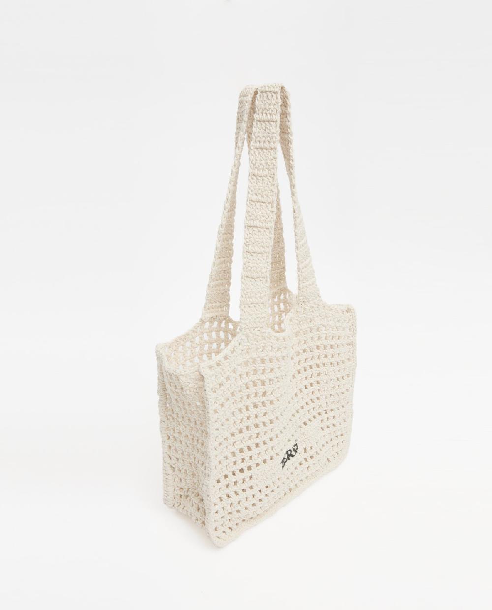 Yerse Bolso Handmade Macramé Crudo