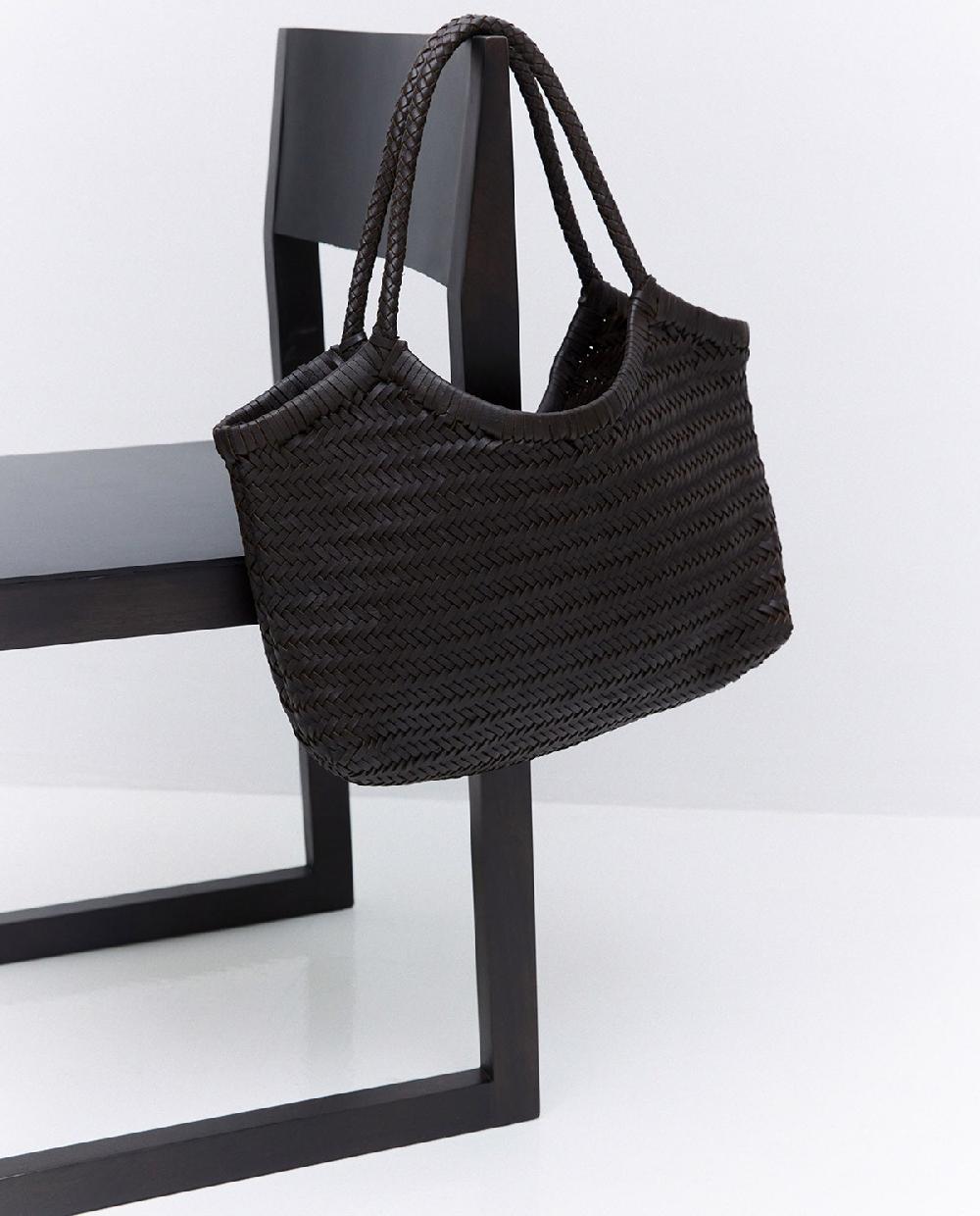 yerse Bolso handmade piel chocolate