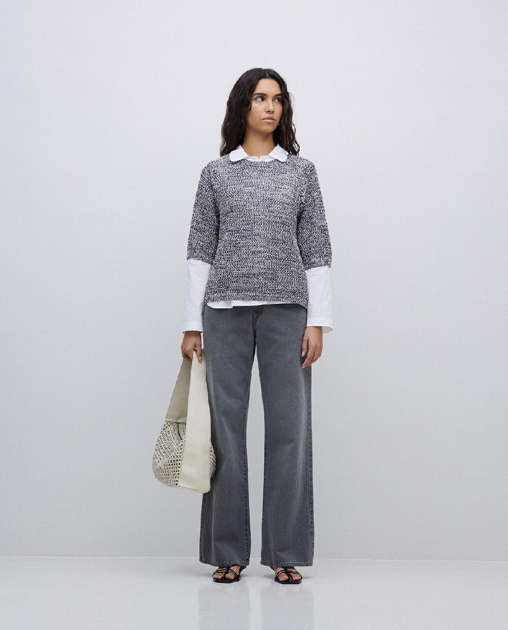 Yerse Bolso Handmade Piel Trenzado Crudo