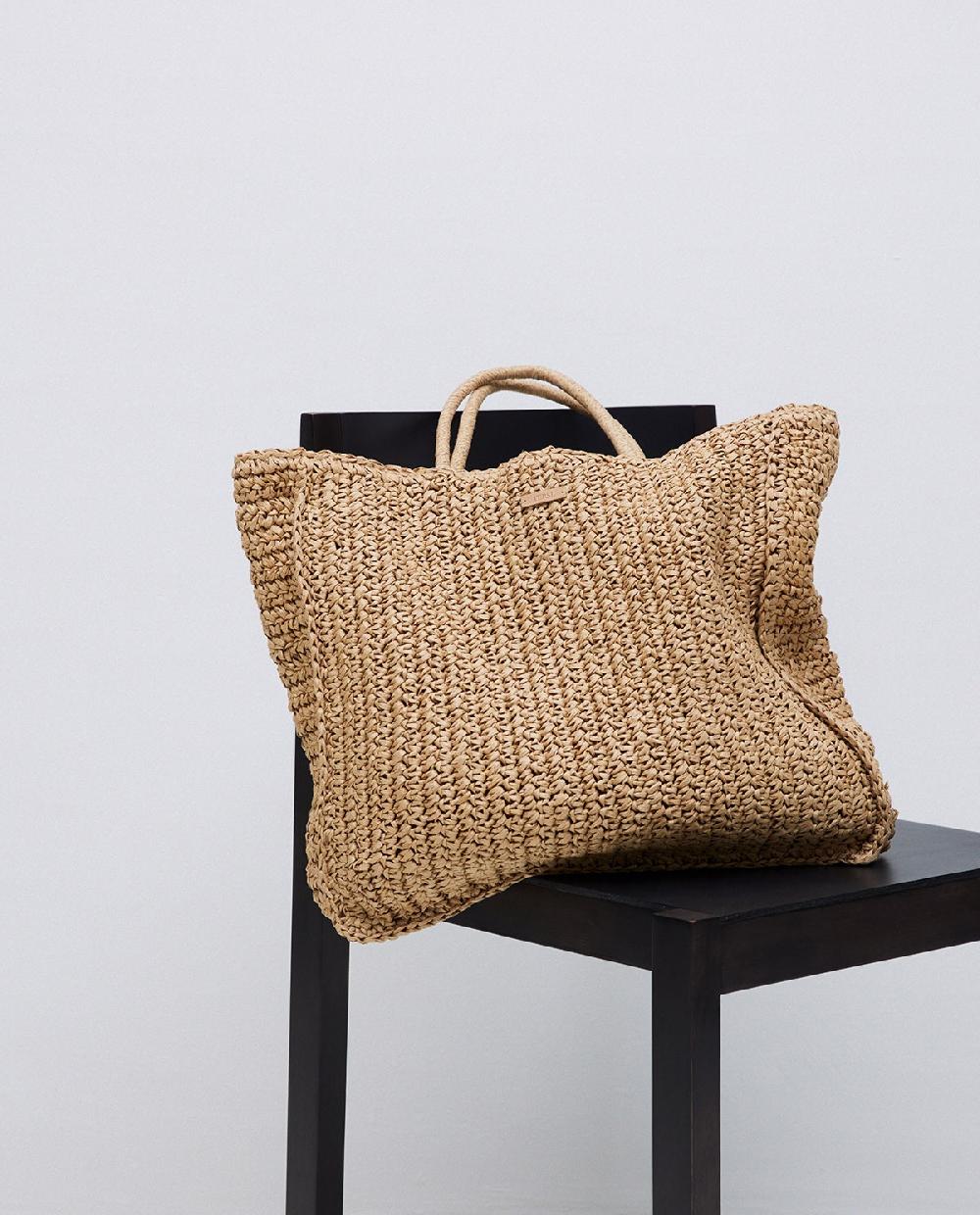 Yerse Bolso Shopper Rafia Natural