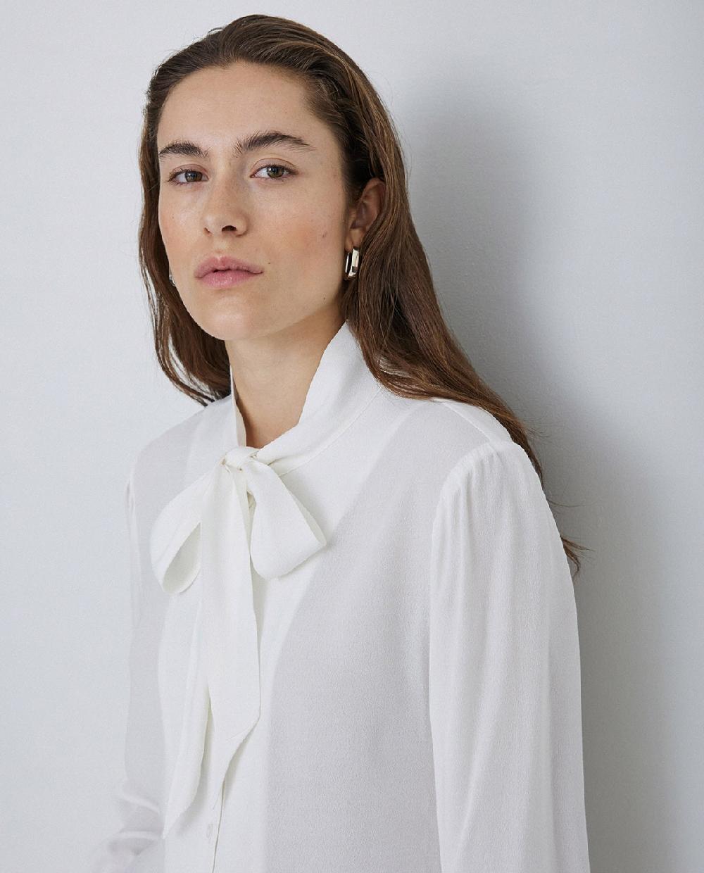 Yerse Camisa Fluida Lazo Crudo