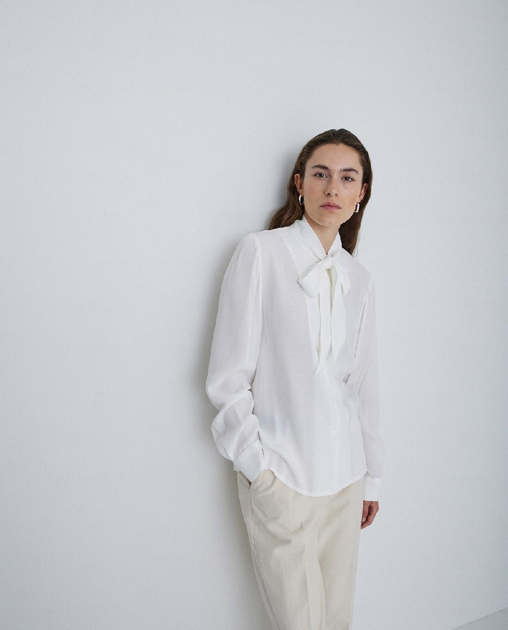Yerse Camisa Fluida Lazo Crudo