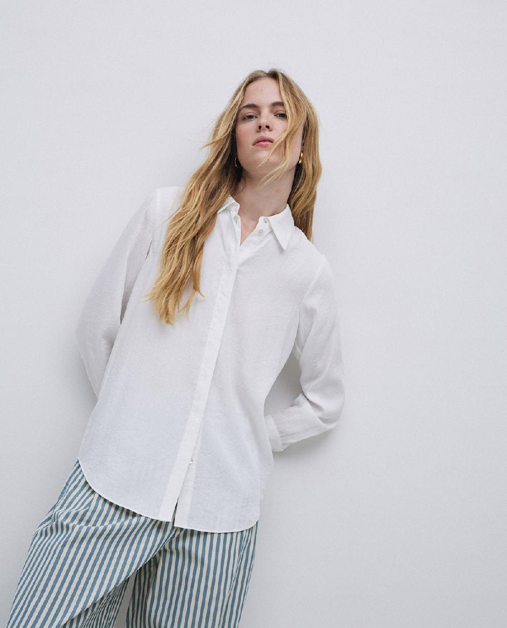 Yerse Camisa Fluida Viscosa Blanco