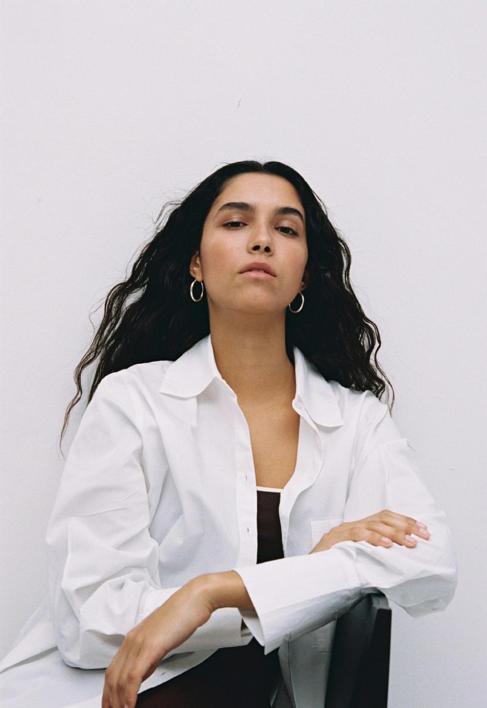 yerse Camisa popelín lisa blanco