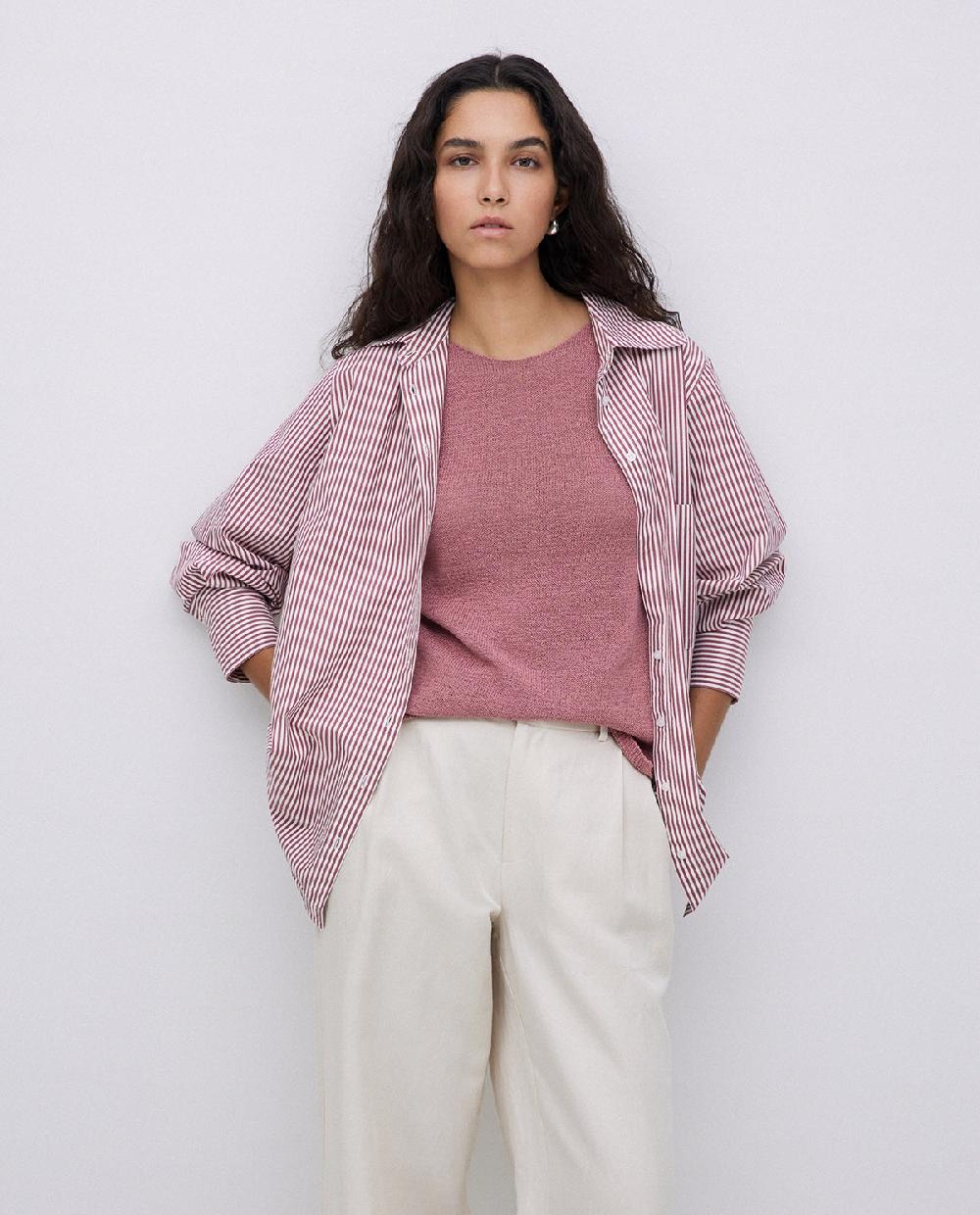 Yerse Camisa Popelín Rayas Grante