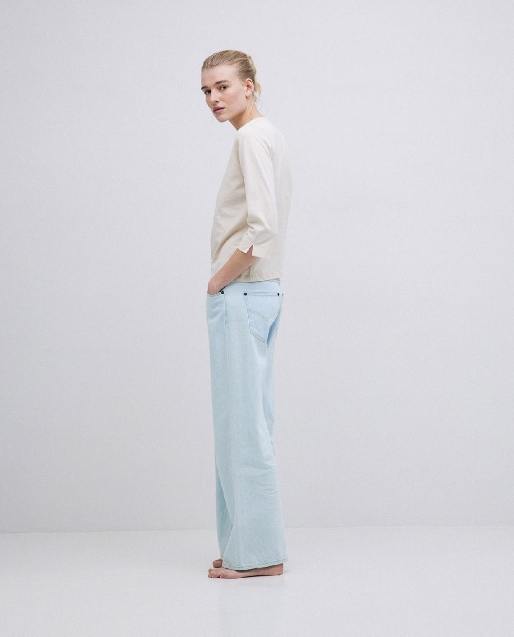 Yerse Camiseta Básica 3/4 Beige