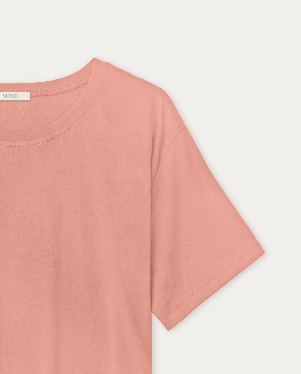 Yerse Camiseta Fluida Salmón