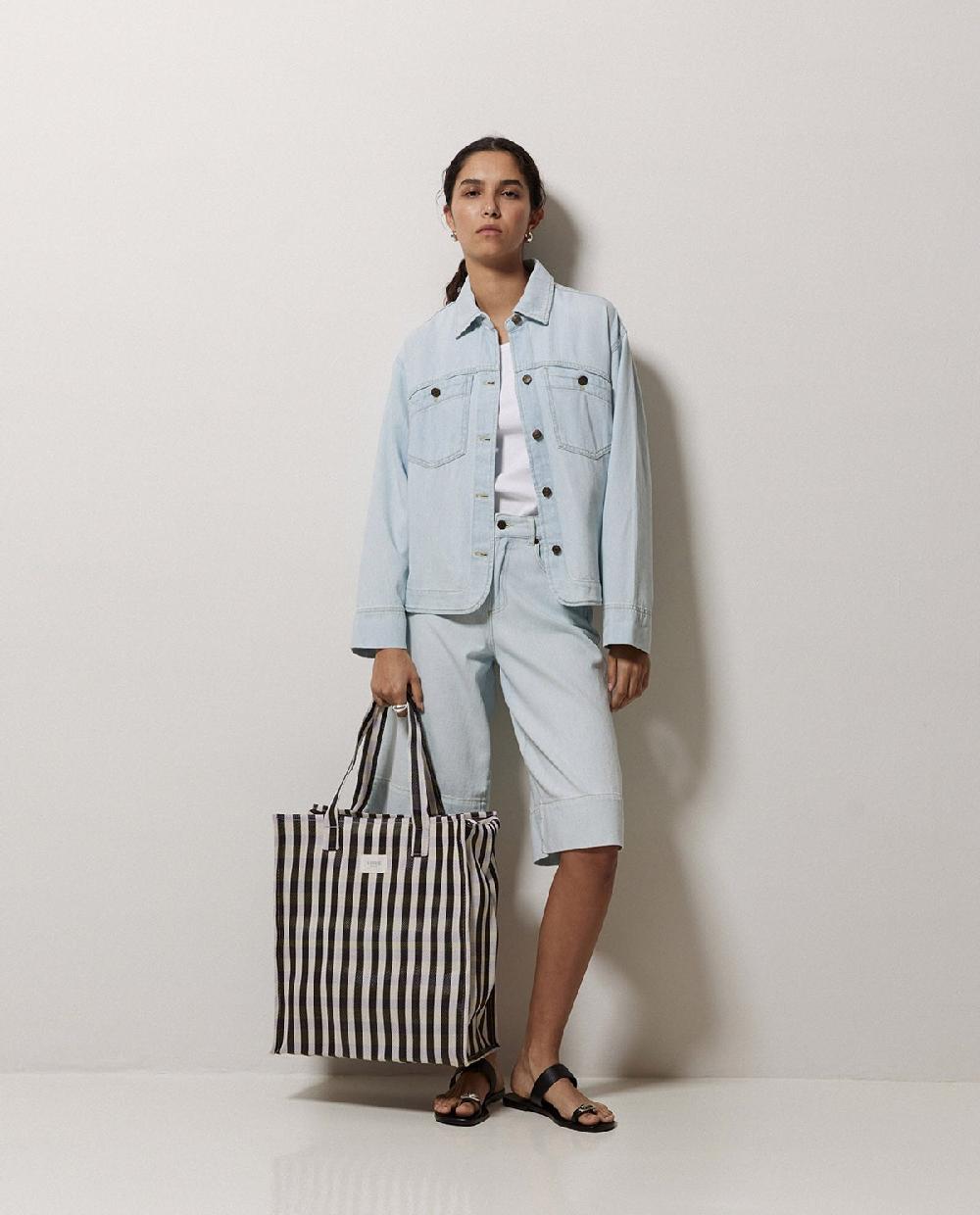 Yerse Cazadora Vaquera Bolsillos Azul índigo