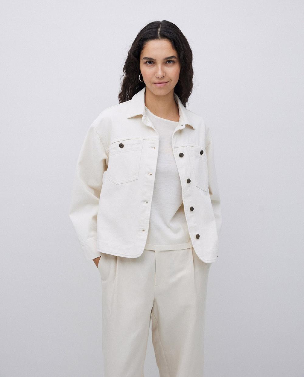 Yerse Cazadora Vaquera Bolsillos Crudo