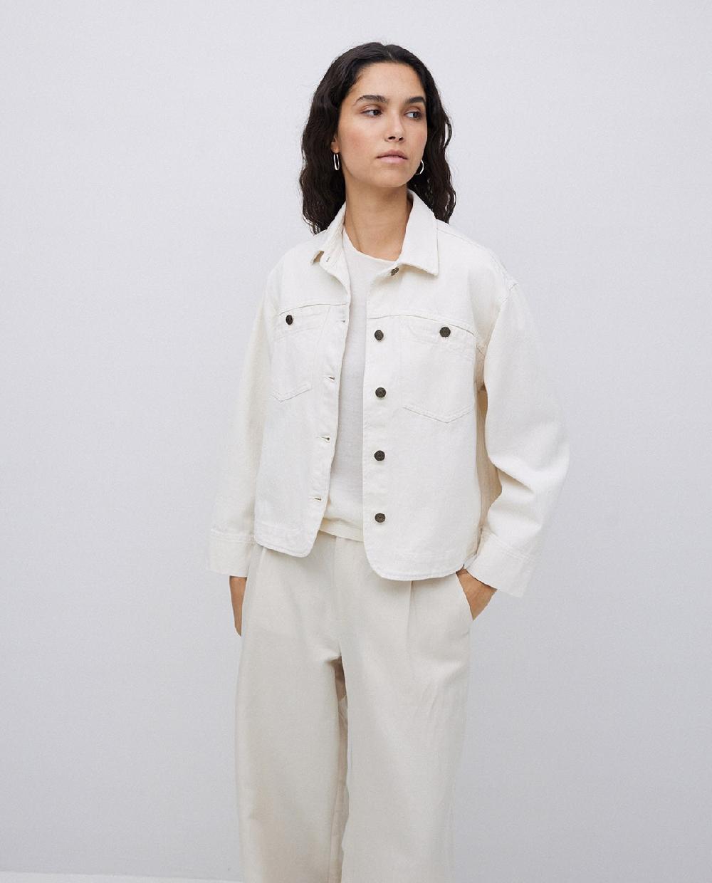 Yerse Cazadora Vaquera Bolsillos Crudo