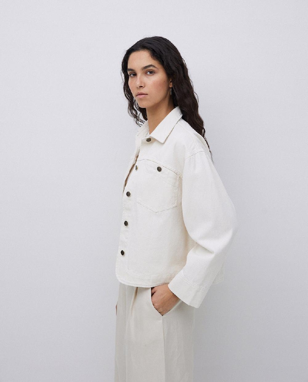 Yerse Cazadora Vaquera Bolsillos Crudo