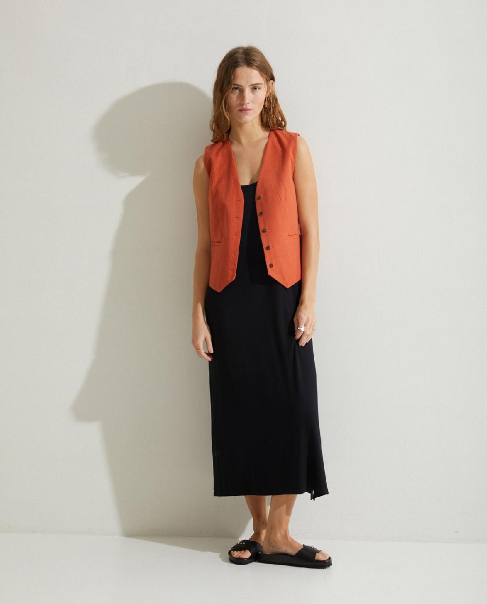 Yerse Chaleco Raya Diplomática Naranja