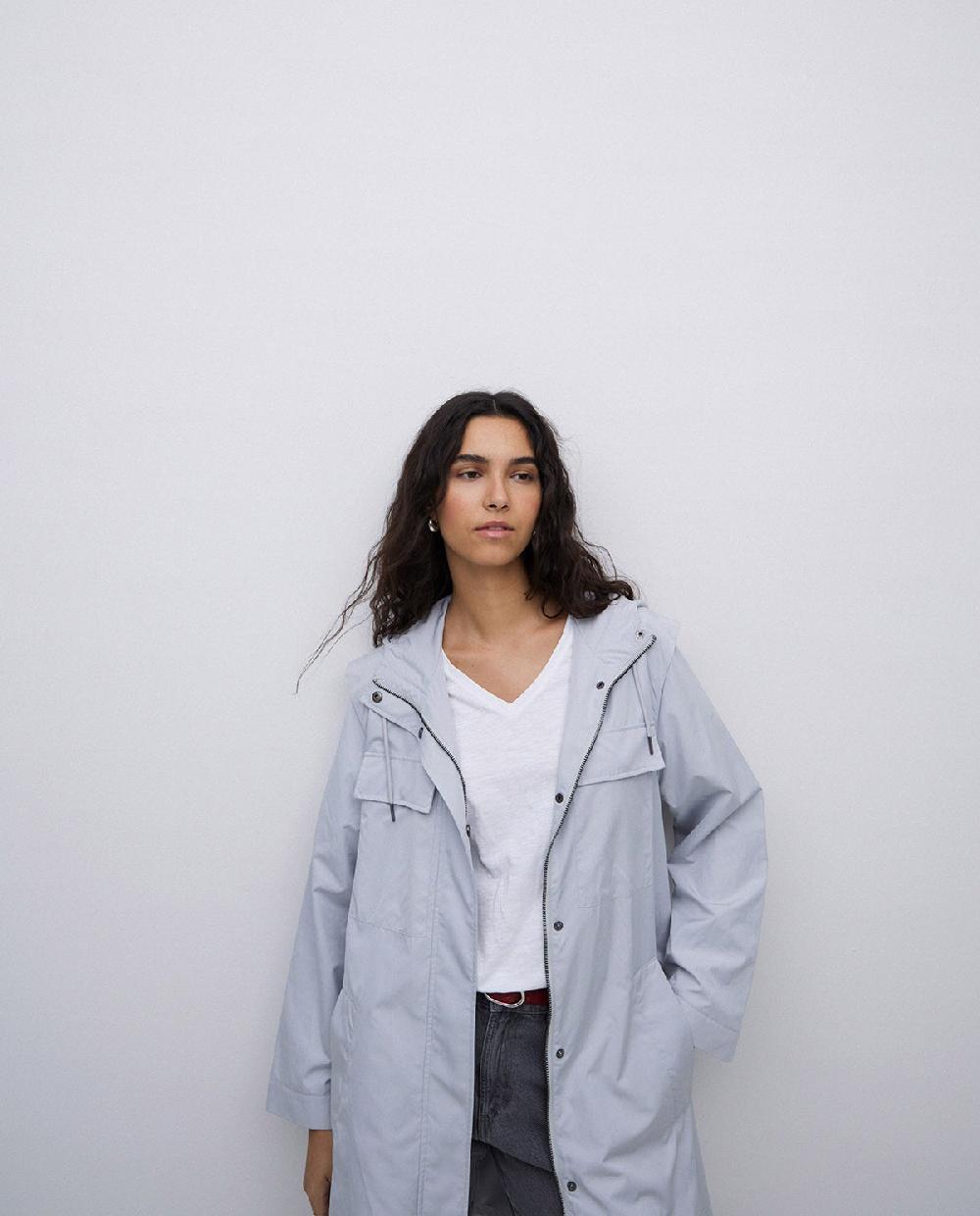 Yerse Chaqueta Water Repellent Capucha Gris